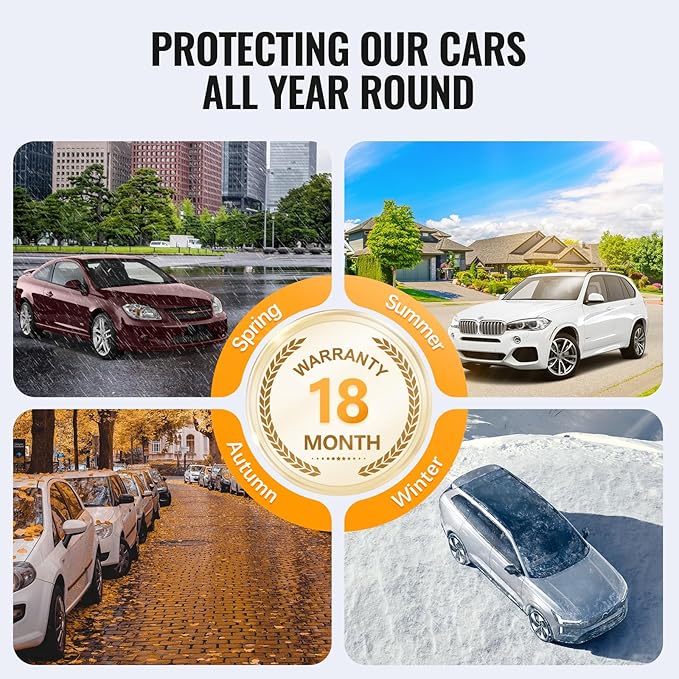 30 Layers SUV Car Cover for Automobiles All Weather Waterproof, Outdoor