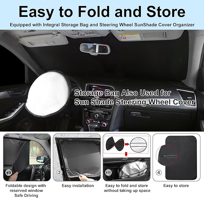 TINGLU Window Shades for Chevrolet Trailblazer 2021-2024 2025 Accessories Car...