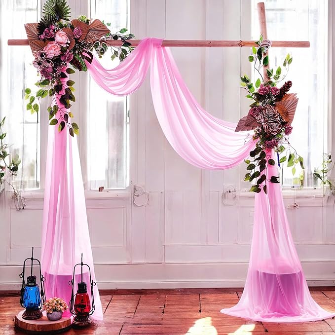 MDS Halloween Chiffon Draping Fabric - 2 Panel, 30" Wide x 40ft Long - S...