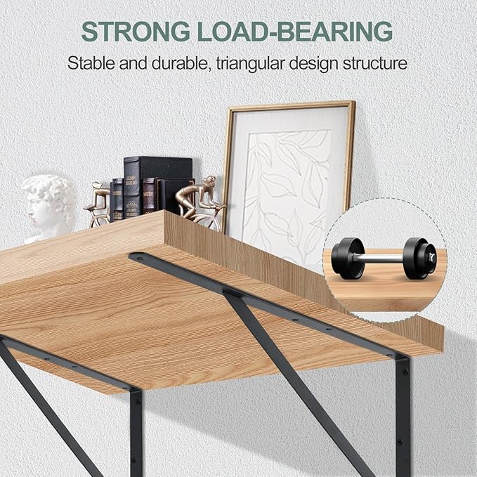 20 Pack L18 x H 12" Black Heavy Duty Shelf Brackets