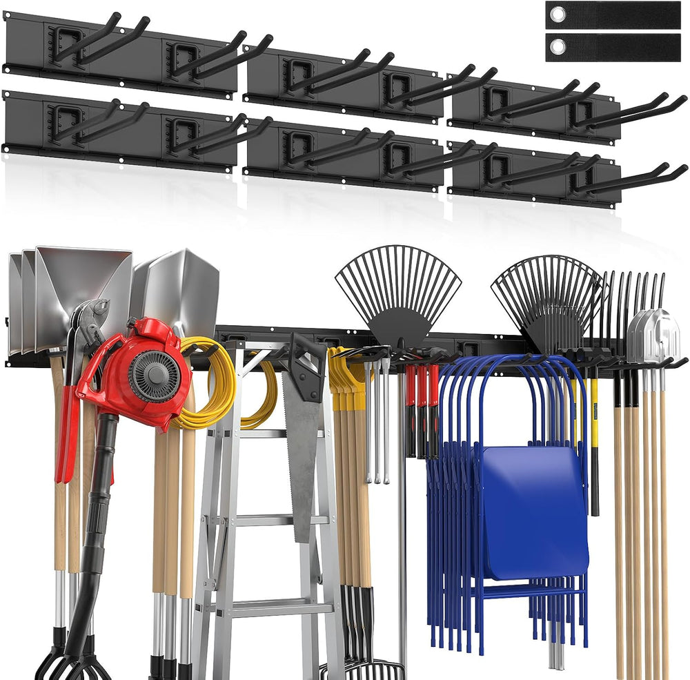 Housolution Garage Wall Organizer 96 Inch - 20Pack Carries 720 lbs
