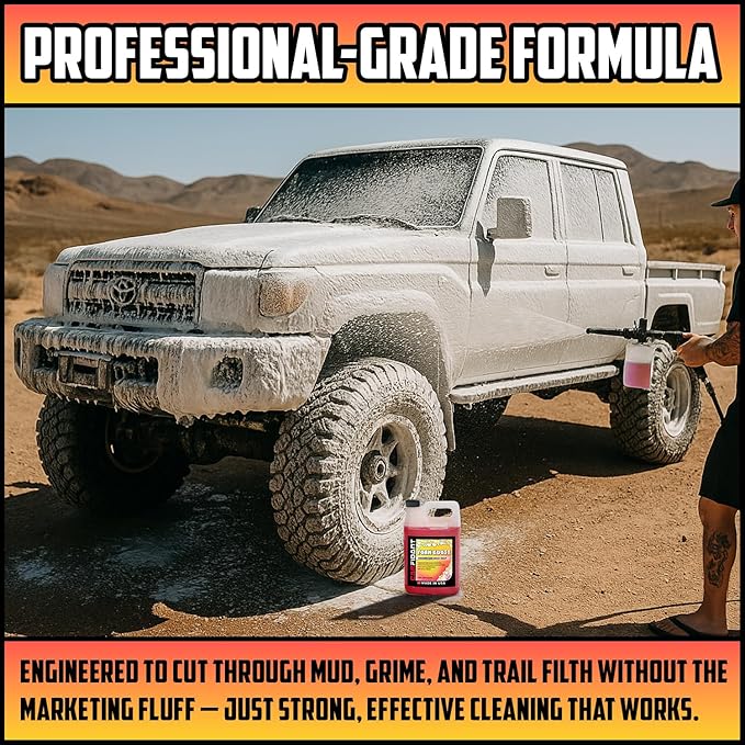 Foam Boost Off-Road & ATV Wash Soap – Heavy Duty pH-Balanced Car Wash