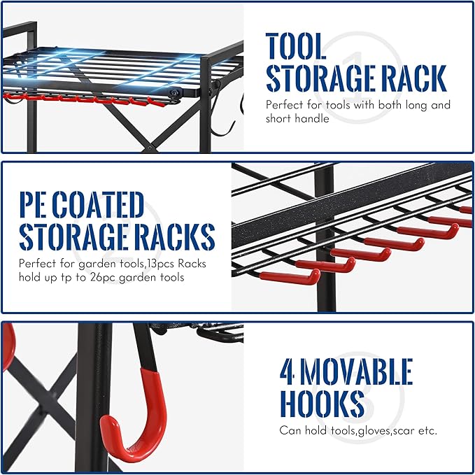 Mythinglogic Garden Tool Organizer