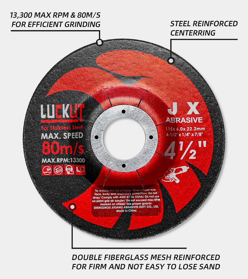Grinding Wheels Grinding Discs 4-1/2'' x 1/4'' x 7/8''...