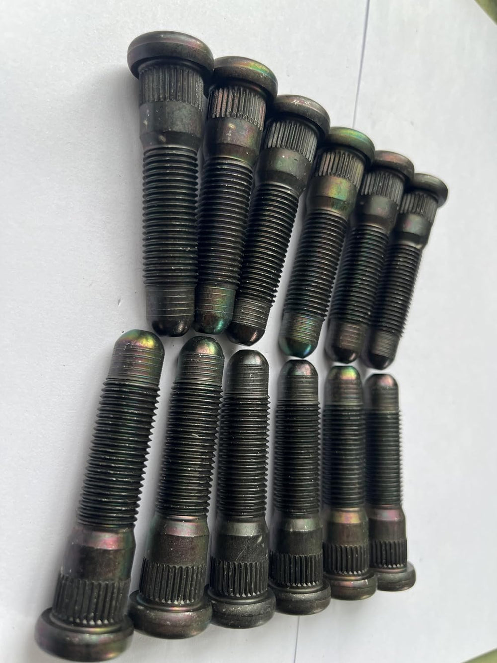 12PCS M14x1.50 Serrated Front Wheel Studs 610-674 Replacement for 2021-2025 C...