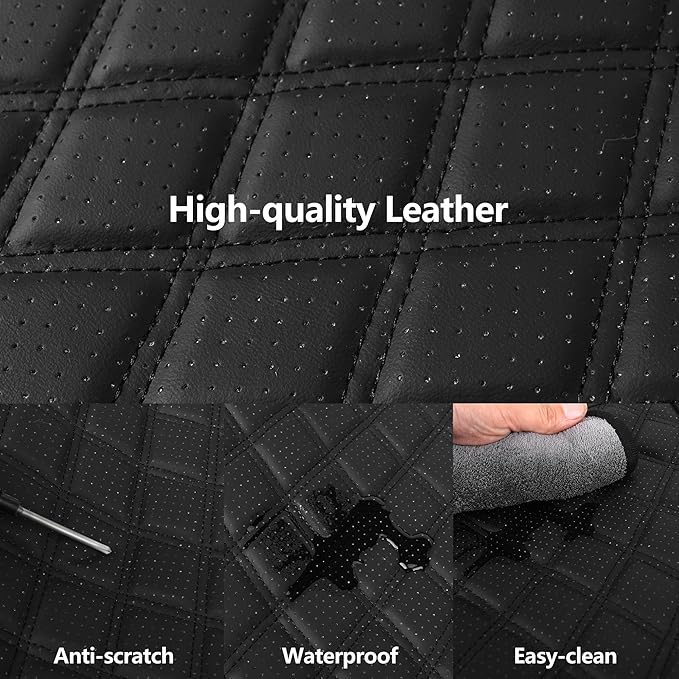 Leather Car Seat Covers, Breathable and Waterproof Napa Leather Automotive Seat