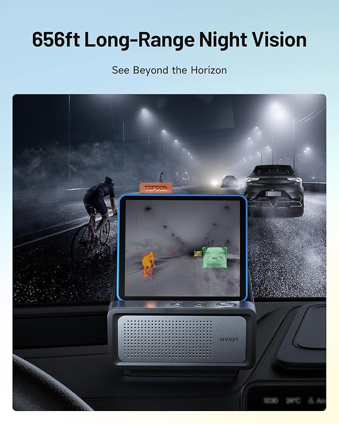 TOPDON NV001 Thermal Camera for Cars, Automotive Thermal Night Vision System