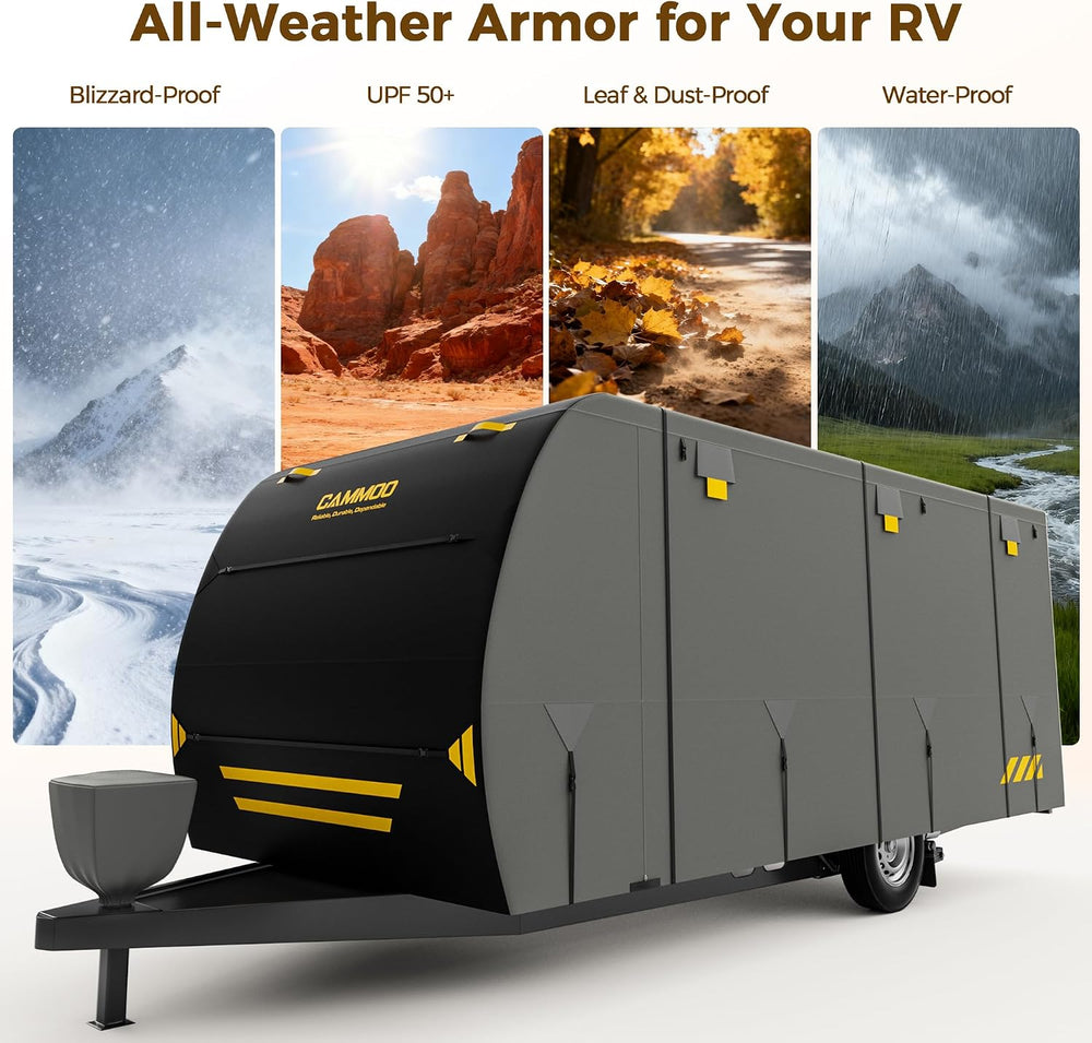 CAMMOO RV Cover for 27-30ft Travel Trailer