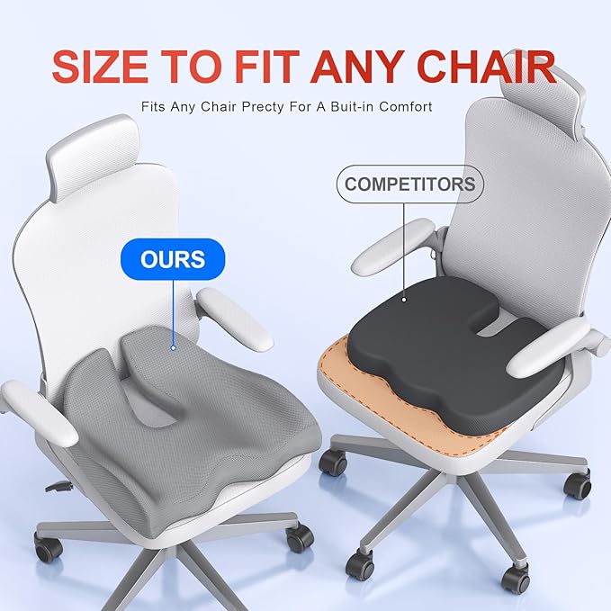 Benazcap X Large Memory Seat Cushion