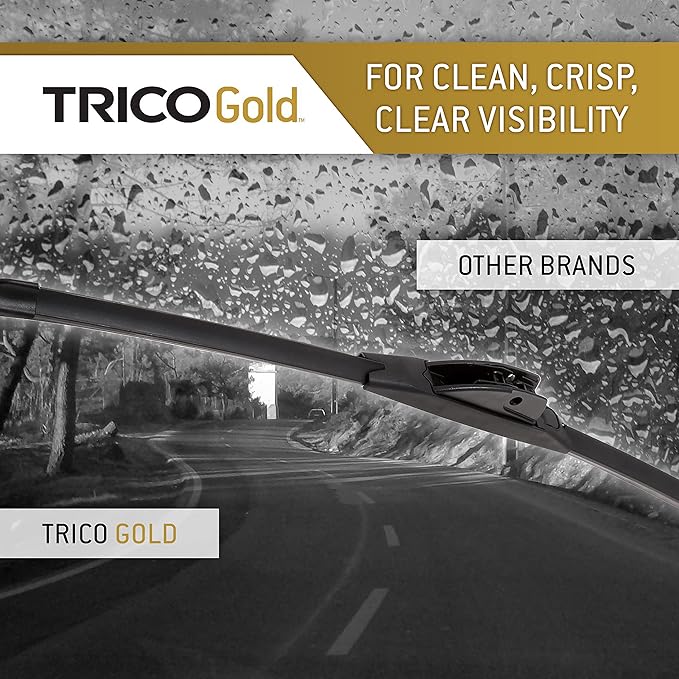 TRICO Gold™ 20 & 20 Inch Pack of 2 Automotive Replacement Windshield Wiper
