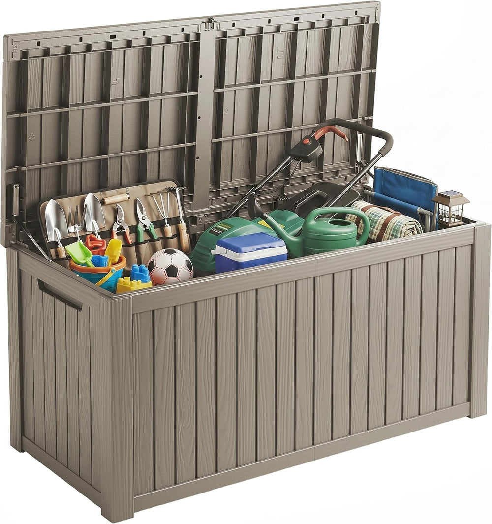 Outdoor Storage Box,200 Gallon Waterproof Deck Box [Upgraded 3.0]