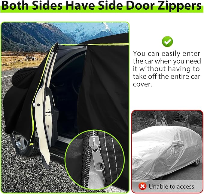 6 Layers Full Car Cover for 2013-2024 Land Rover Range Rover Sport, Waterproof