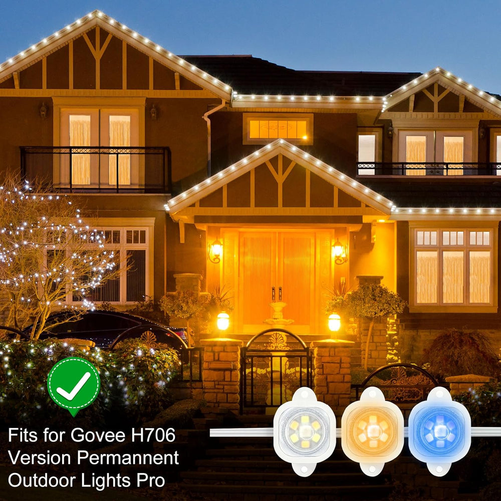 95 Pcs Light Clips Mounting Brackets for Govee Pro H706/H806 Outdoor Lights
