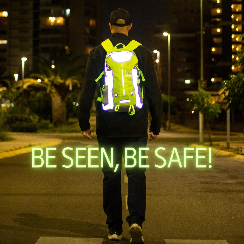 riderbag Reflective Motorcycle Backpack, Hi Viz Commuter Riding Bag