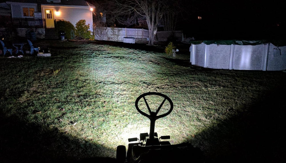AUXTINGS 10 Piece 4 inch 18W Spot LED Work Light Bar Driving Lamp for Jeep Of...