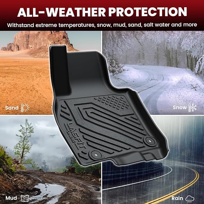 LASFIT Floor Mats & Backrest Mats & Cargo Mats