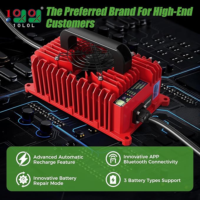 10L0L 15 Amp 48 Volt Golf Cart Charger
