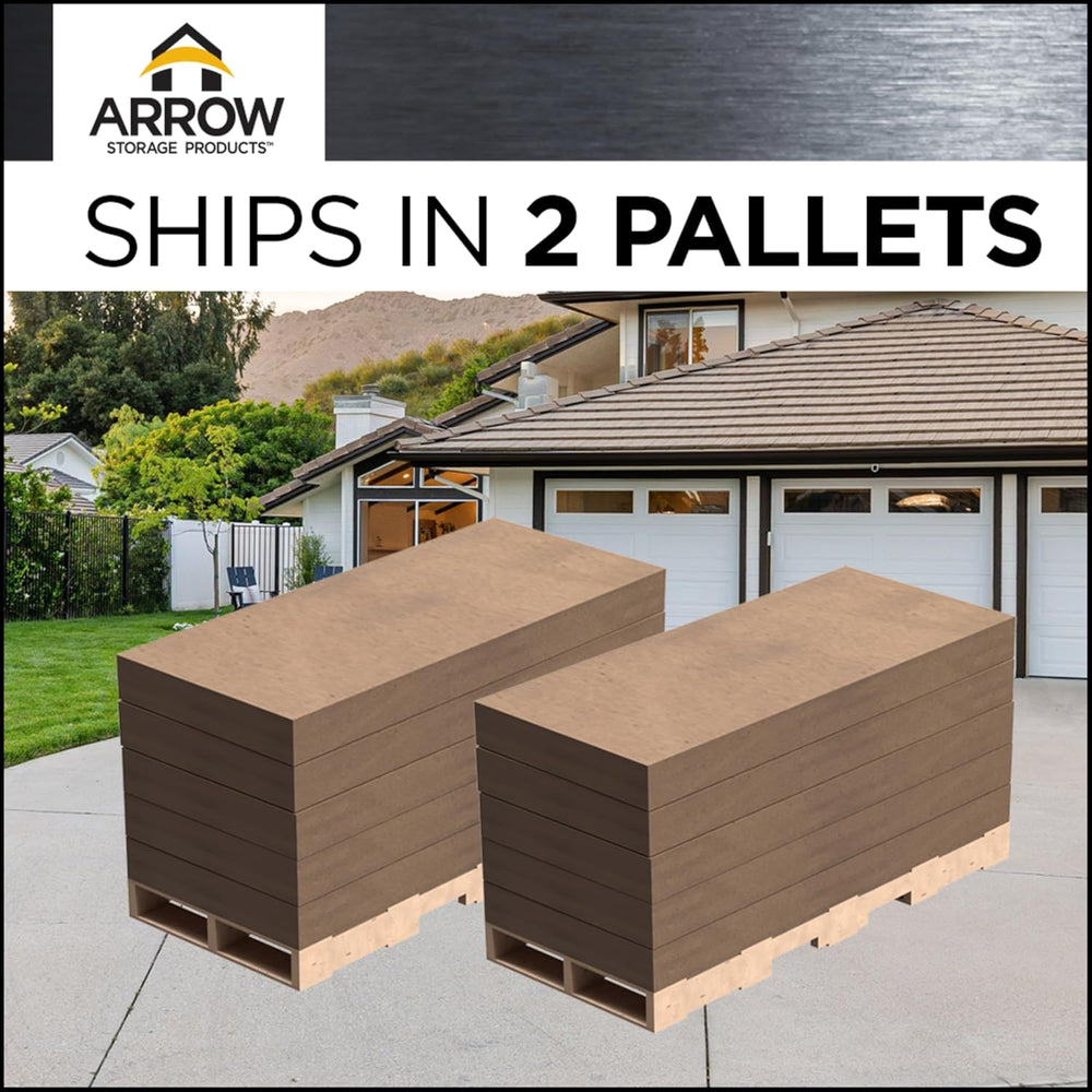 Arrow Carports Galvanized Steel Carport, RV Metal Carport Kit, 14' x 42&#...