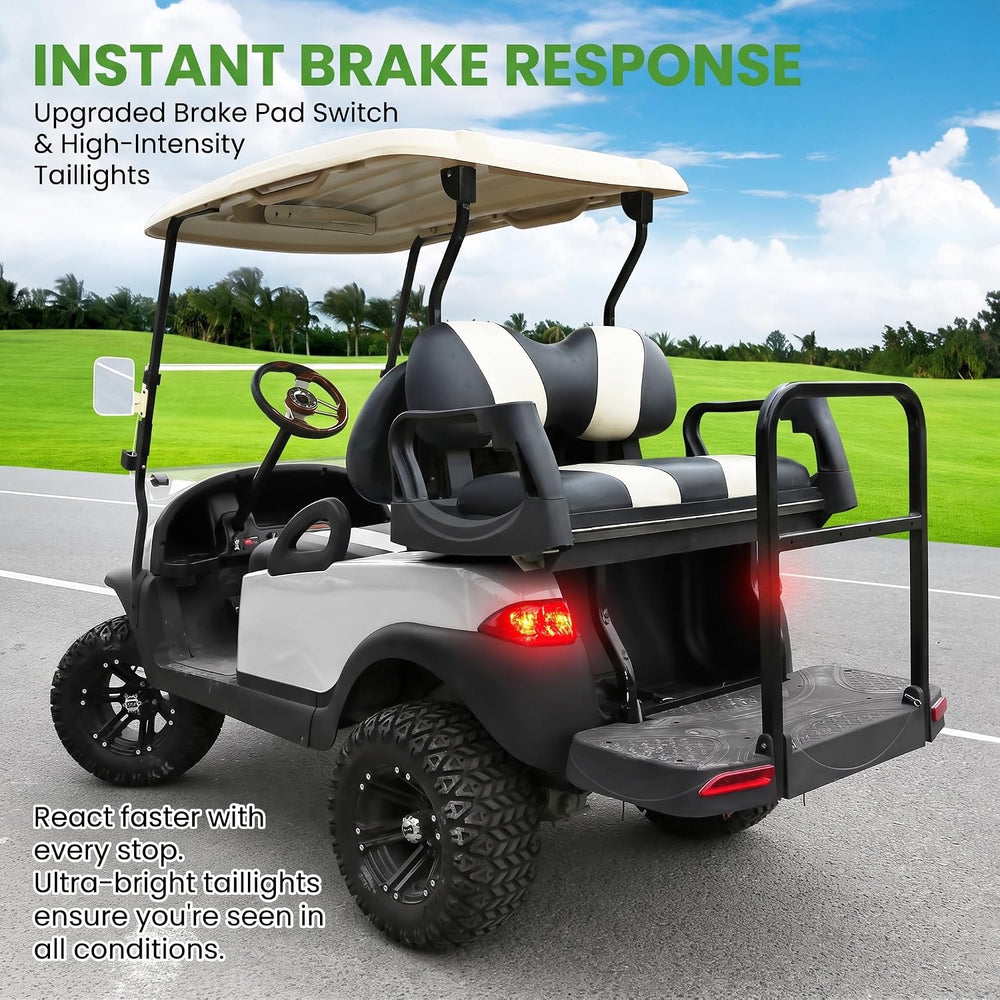 10L0L Golf Cart Light Kit for Club Car Precedent Gas and Electric 2004-2018