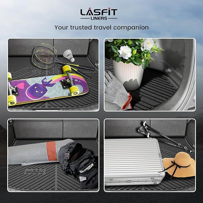 LASFIT Cargo Mat Fit for Toyota RAV4 2013-2018 TPE All Weather RAV4 Hybrid and