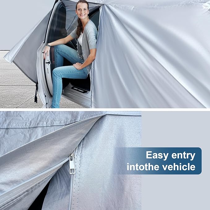 AUQDD 6-Layers Premium Sedan Car Cover Waterproof All Weather Weatherproof UV