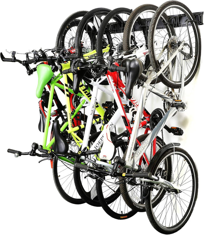 Ultrawall Stainless Steel Bike Storage Rack, 6 Bike Storage Hanger Wall Mount