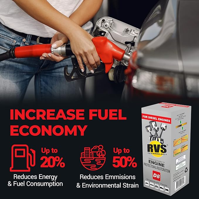D8 engine oil treatment, For Diesel engines
