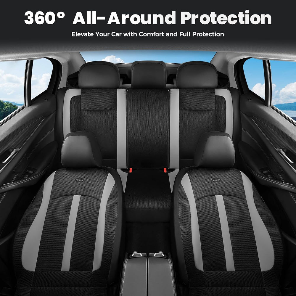FLORICH Car Seat Covers, Breathable Mesh Automotive Seat Cover Full Sets, Fro...