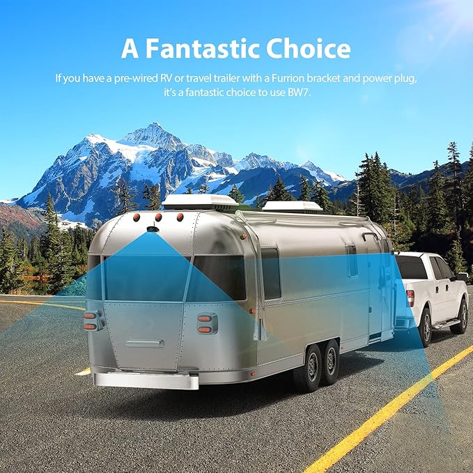 4 Cameras Wireless RV Backup System