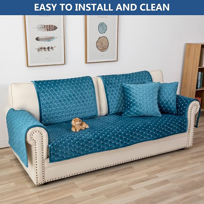 Eismodra Couch Cover, Sectional Couch Covers, Sofa Covers