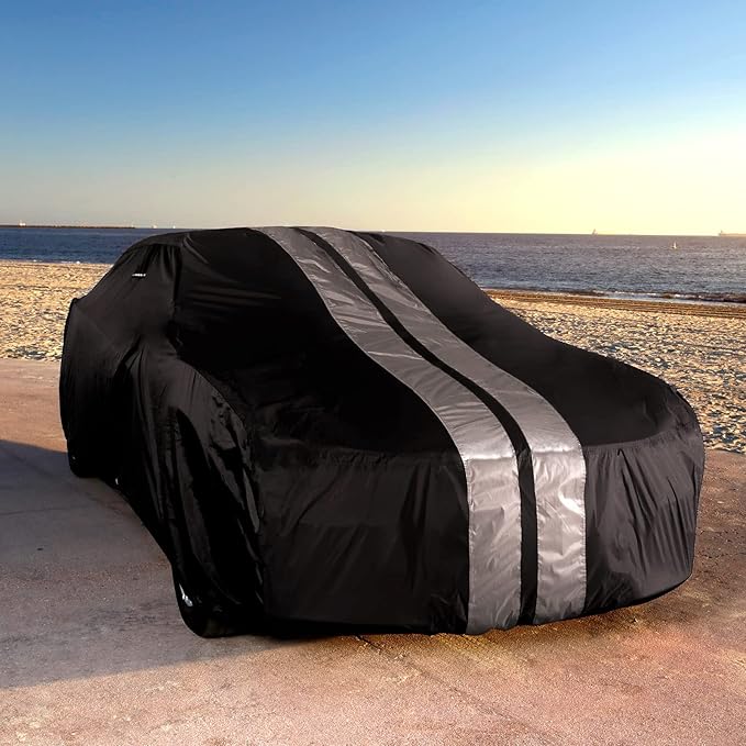 iCarCover Custom Car Cover for 1967-1973 Chevy Camaro Z28, SS Waterproof All