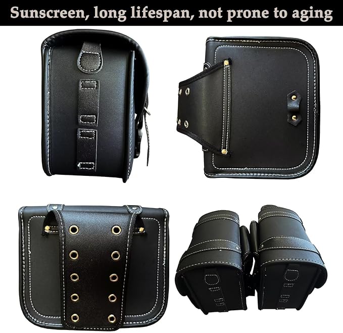 Motorcycle Saddlebags, Scooter Powersports Leather Saddle Bags Motorcycles