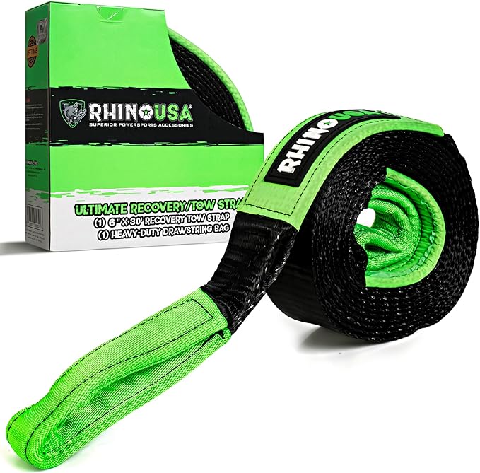 Rhino USA Recovery Tow Strap
