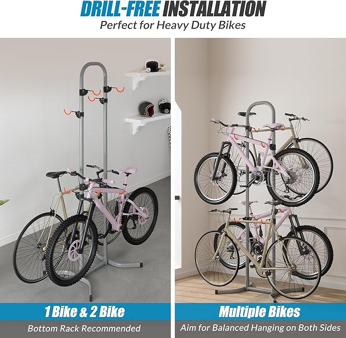 Suchtale 4 Bike Rack, Bicycle Rack, Bike Storage Rack