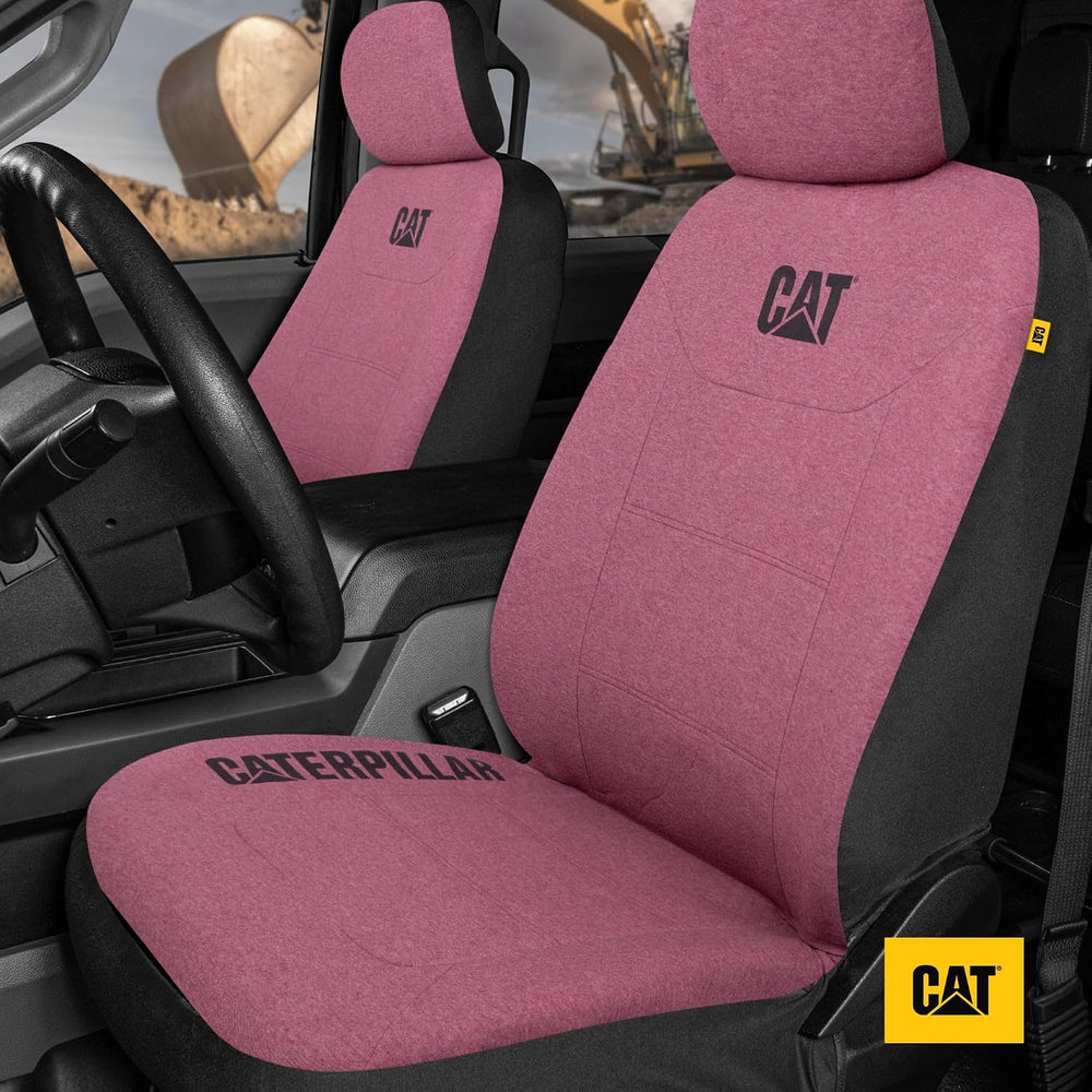 Carbella Sheepskin Car Seat Covers, 2-Pack Faux Fur, Front Seats Only, Cute A...
