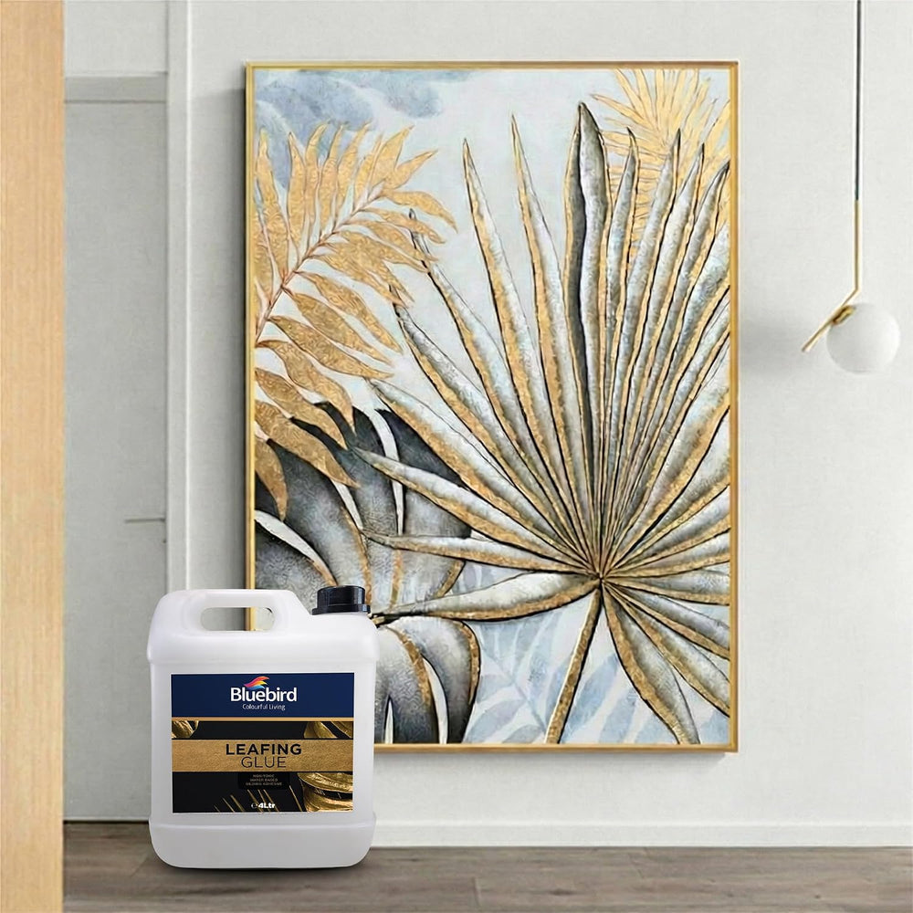 Bluebird Gold Leaf Adhesive 135.2 Fl Oz / 4 Liter Gilding Adhesive, Leafing G...