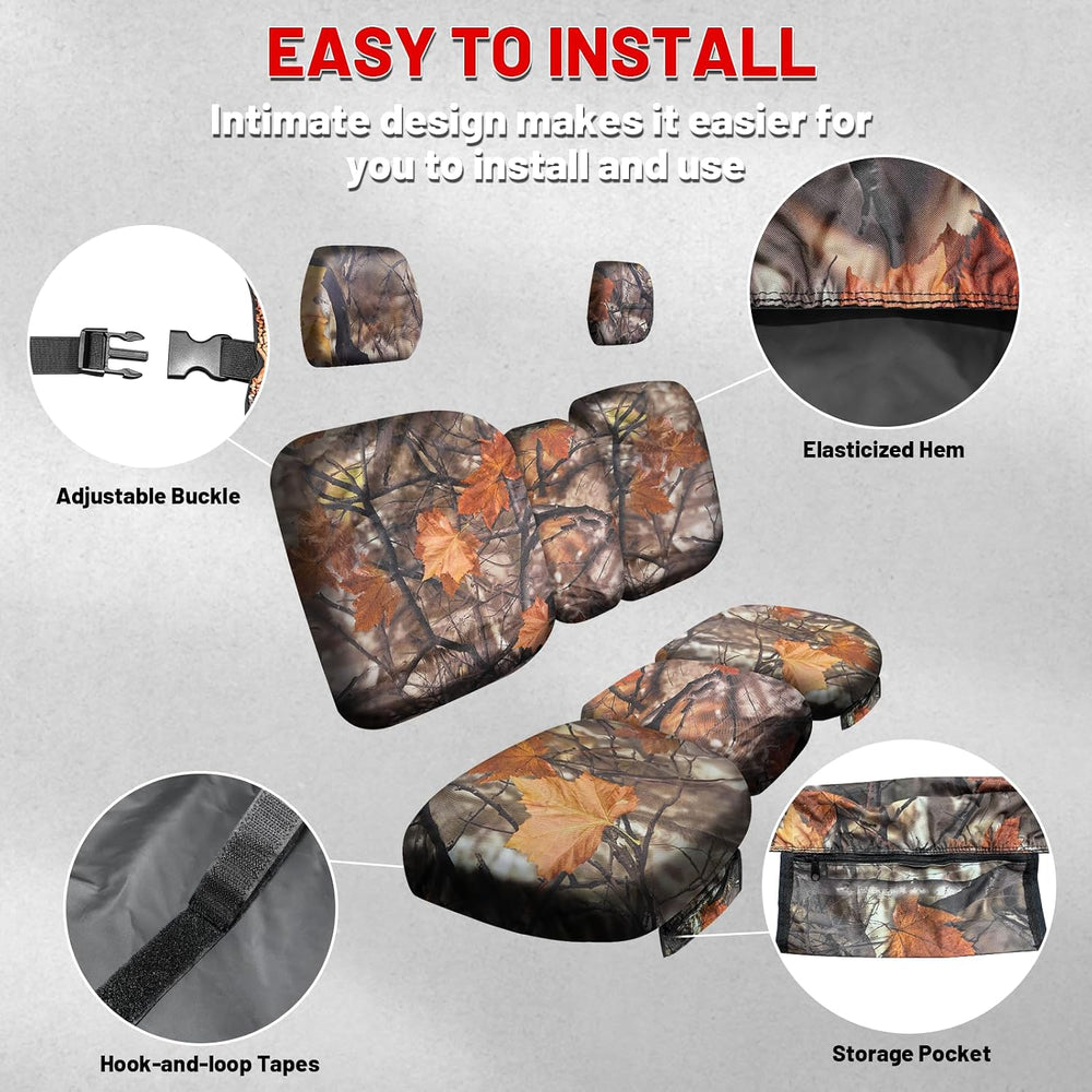 StarknightMT UTV Defender Seat Cover Compatible with Can Am Defender DPS MAX ...