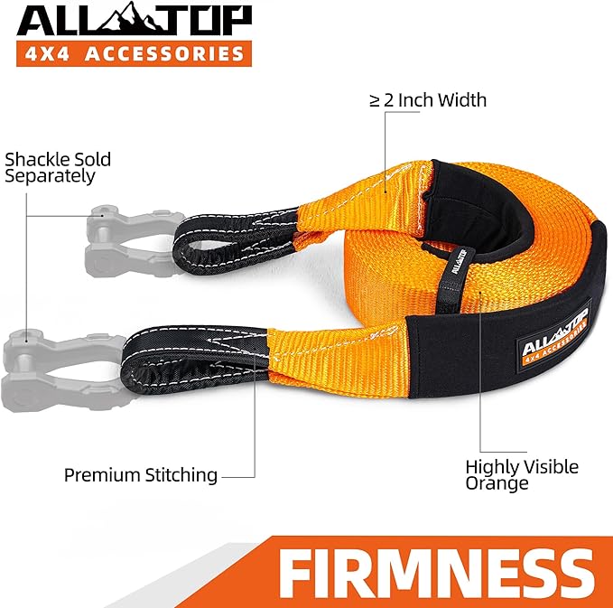 ALL-TOP Recovery Snatch Strap, 3in x 30ft