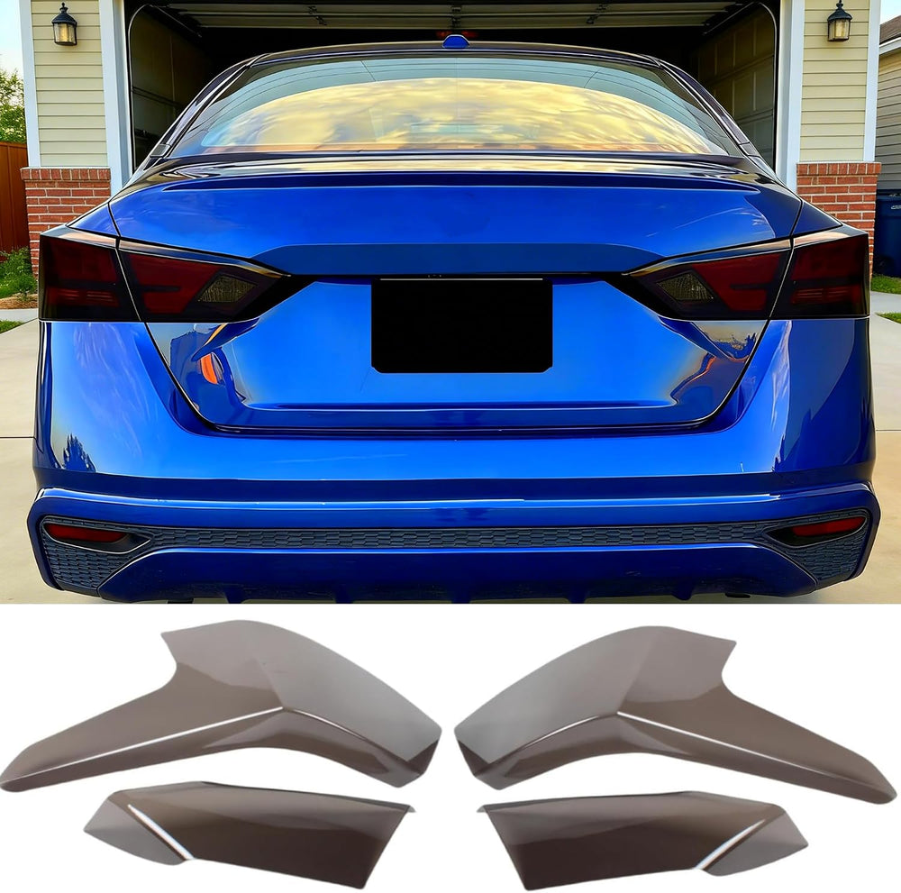 MUTUSAISI Tail Light Covers Guards Fit for Nissan Altima 2019-2025, Smoked Bl...