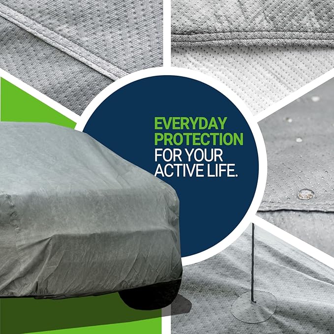 All Weather Waterproof Truck Cover, 7-Layer Non-Woven Cotton Truck Covers