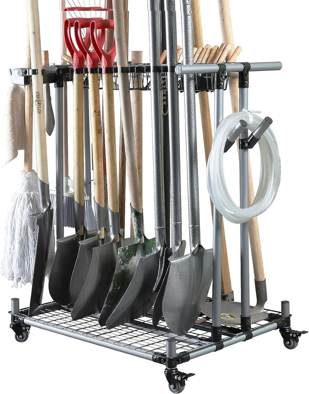 Heavy duty garden tool organizer garage storage holder storage large long