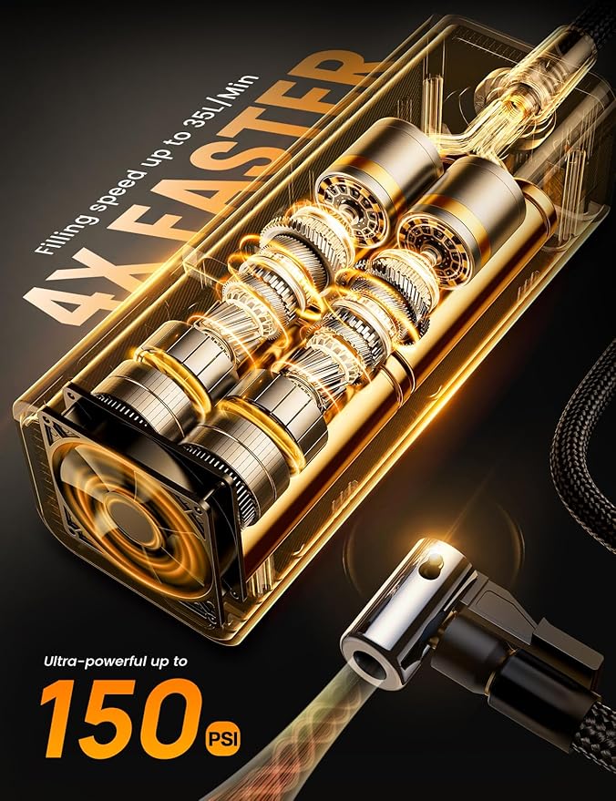 Lamicall Portable Car Tire Inflator