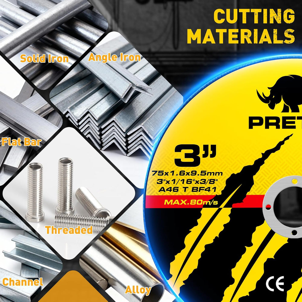 3 Inch Cut Off Wheels, 200 Pack Metal and Stainless Steel Cutting Wheel