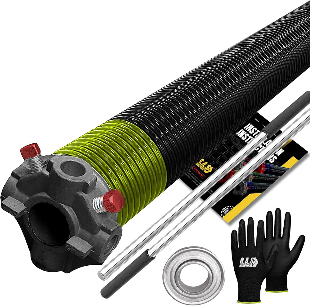 Garage Door Torsion Spring 207x1.75x30 Includes 1” Steel Bearing, and Winding