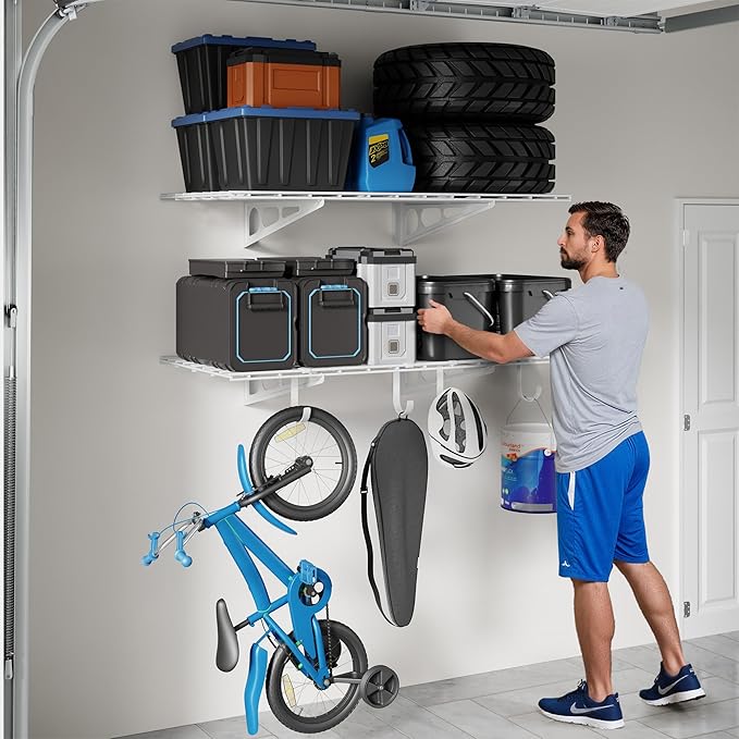 LEXIMOUNTS 2-Pack 2x4ft Garage Shelving
