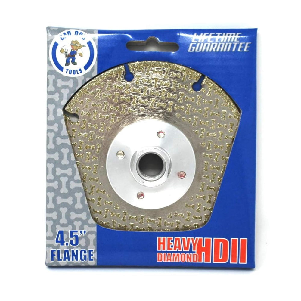 Bad Dog Tools 4.5" Flange HDII Multipurpose Flush Cut/Grind Diamond Wheel