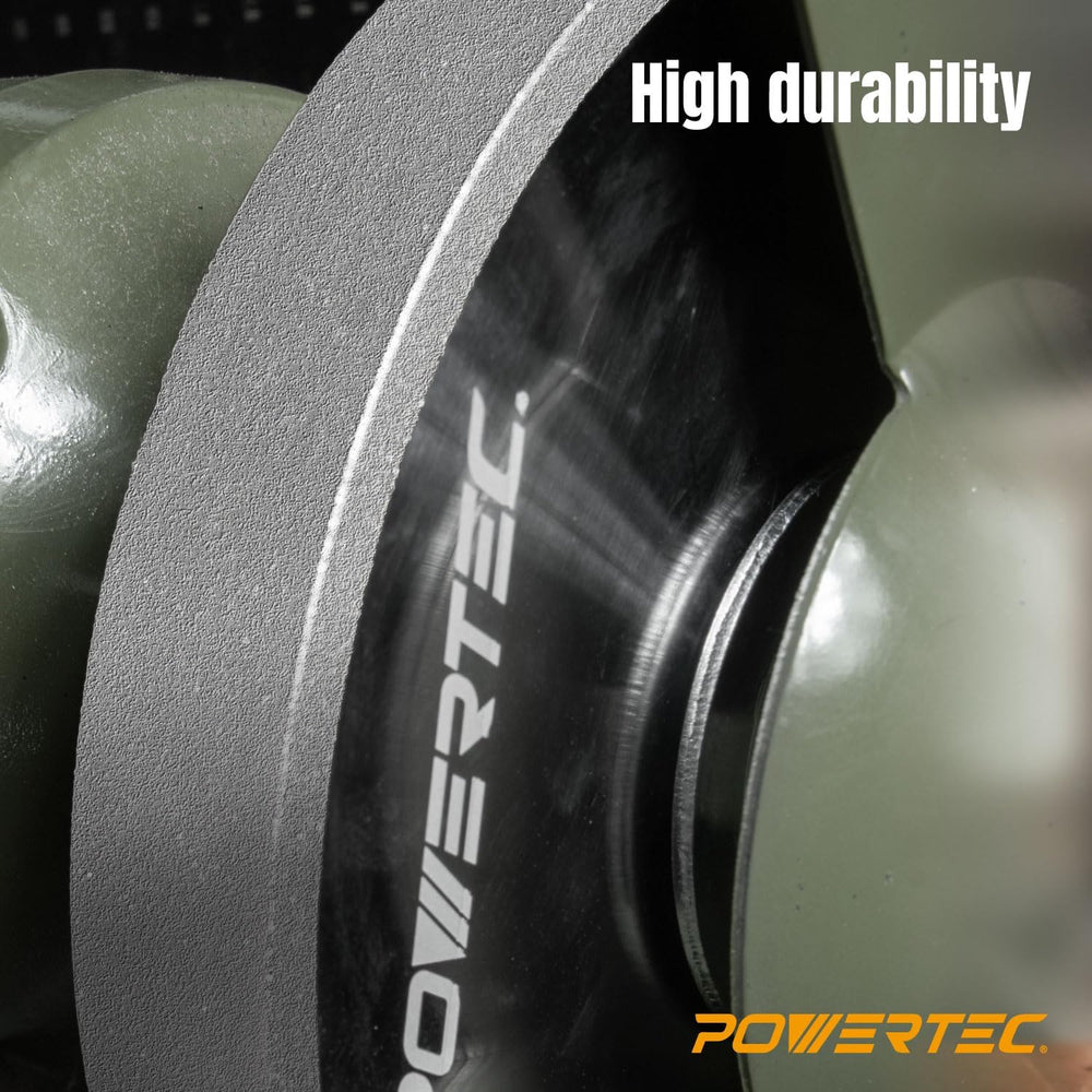 POWERTEC CBN Grinding Wheel 8 Inch 320 Grit, Bench Grinder Wheel for Sharpeni...