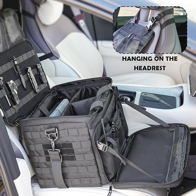 Patrol Bag Law Enforcement, Police Gear Car Front Seat Vehicle Organizer Bags