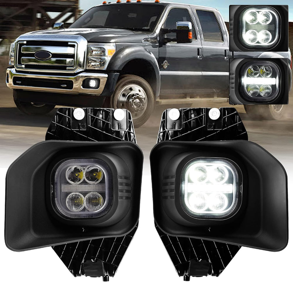 LED Fog Lights with Daytime Running Lights for Ford 2011 2012 2013 2014 2015 ...