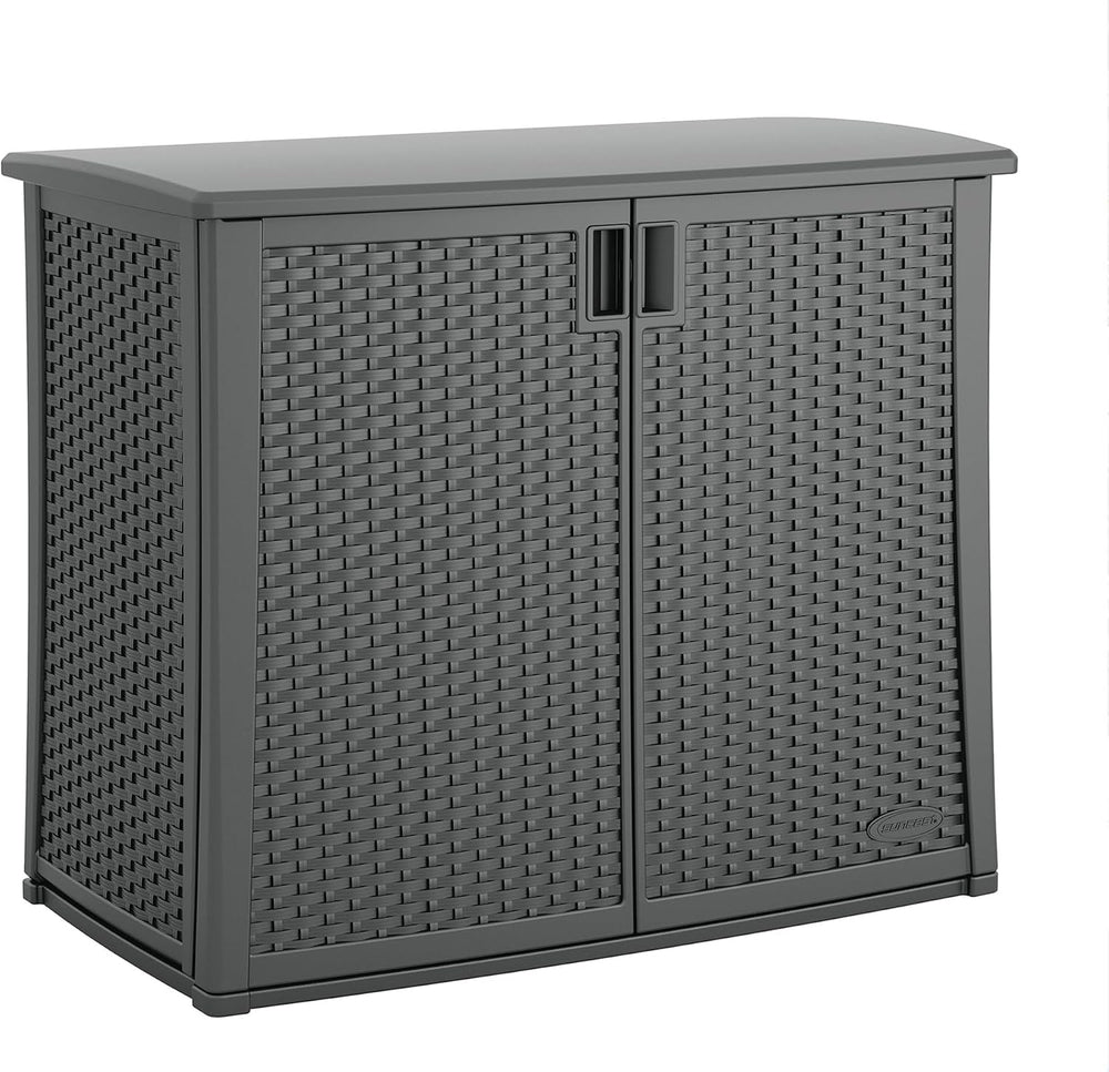 Suncast Lockable Outdoor Cabinet Storage for Patio, Garden and Backyard, 97 G...